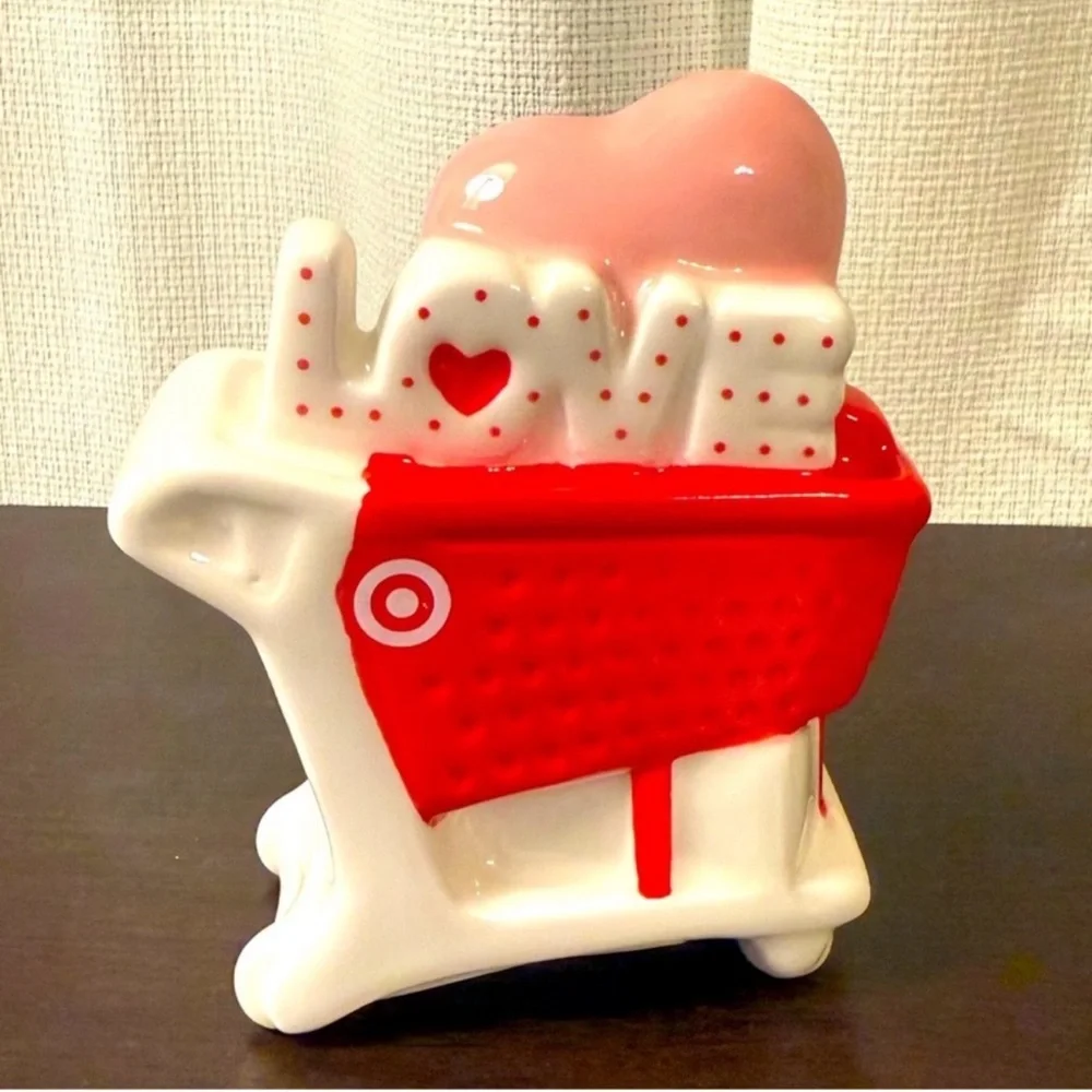 3 for $15 SALE Target Spritz Valentine's Day Target Red Shopping Cart Ceramic